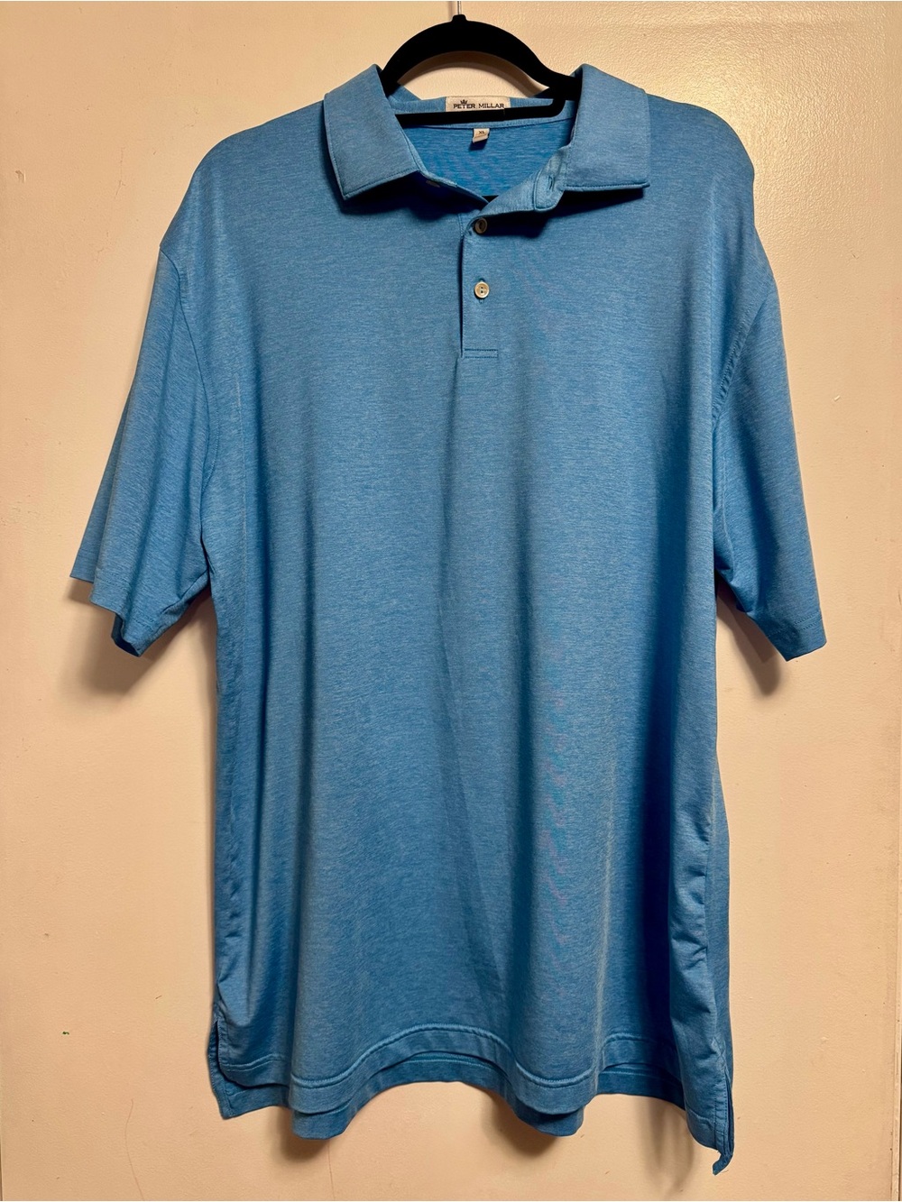 Peter Millar Light Blue Men's Summer Comfort Polo Shirt XL